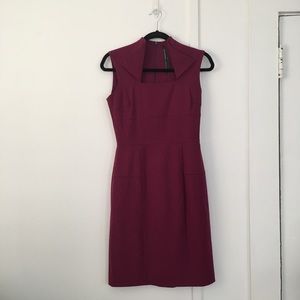 Andrew Marc Envelope Collar Sheath